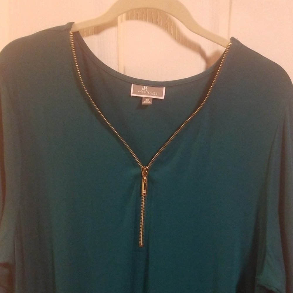 JM Collection Women top 2X